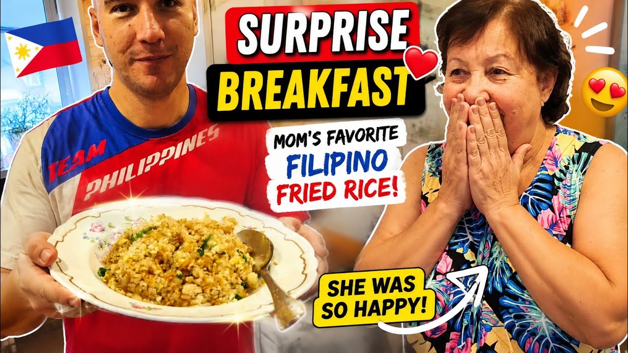 Pinoy Eating Rice I SURPRISED MY MOM WITH HER FAVORITE FILIPINO FRIED RICE! ️ - YouTube