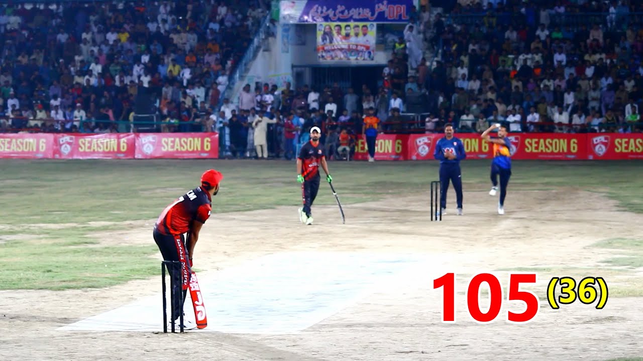 BIG Match || Tamour Mirza Vs Zabi Butt 105 Runs Need 36 Ball || Taimoor ...
