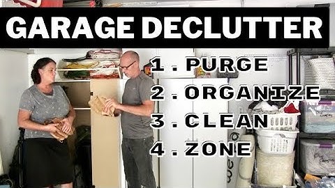 Garage Declutter: KonMari Purge, Zoning & Organization