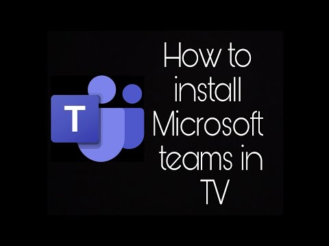 How to install Microsoft teams in any android TV