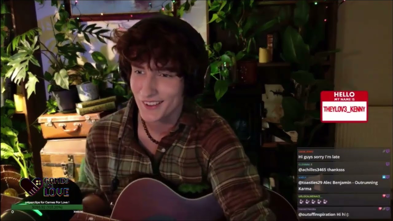 Eef (@p4perback ) singing outrunning karma by alec benjamin