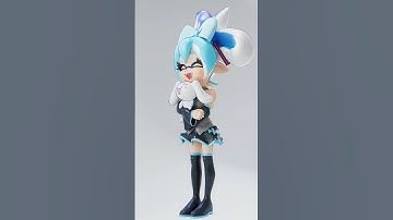 Squid Miku 3D Model #blender #3d #zbrush