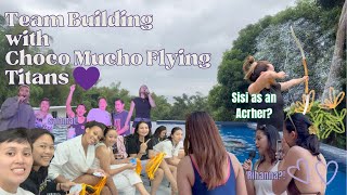 Team Building with Choco Mucho Flying Titans 💜 | Alba Vlogs