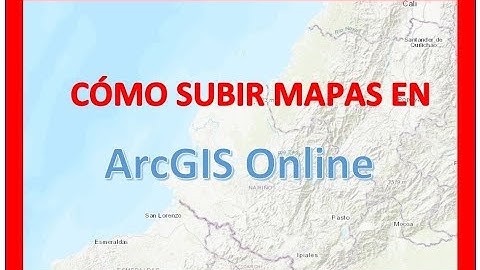 Mapas en ArcGIS Online