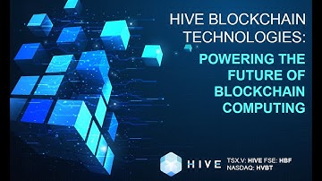 Mining Disrupt Recap 2021: HIVE Blockchain Technologies