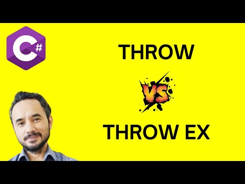 What is the difference between “throw ex” and “throw”?