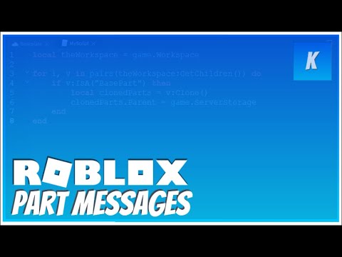How To Make A Part Send Messages Roblox Studio Youtube - roblox studio send message to server