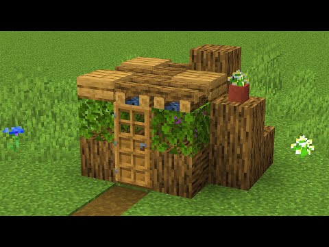 Видео: How to make smallest house in Minecraft