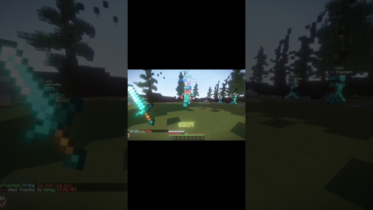 Minecraft PvP Edit #minecraft