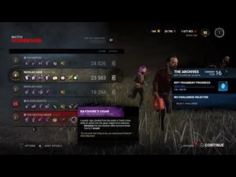 Dead by Daylight 4 Escape vs Deathslinger - YouTube