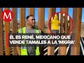 El tamalero de la frontera: mexicano vende tamales a policía migratorio