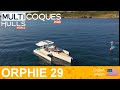 Orphie 29  pocketsized electric trimaran for day sailing  multihulls world