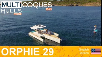 ORPHIE 29 - Pocket-Sized Electric Trimaran For Day Sailing - Multihulls World