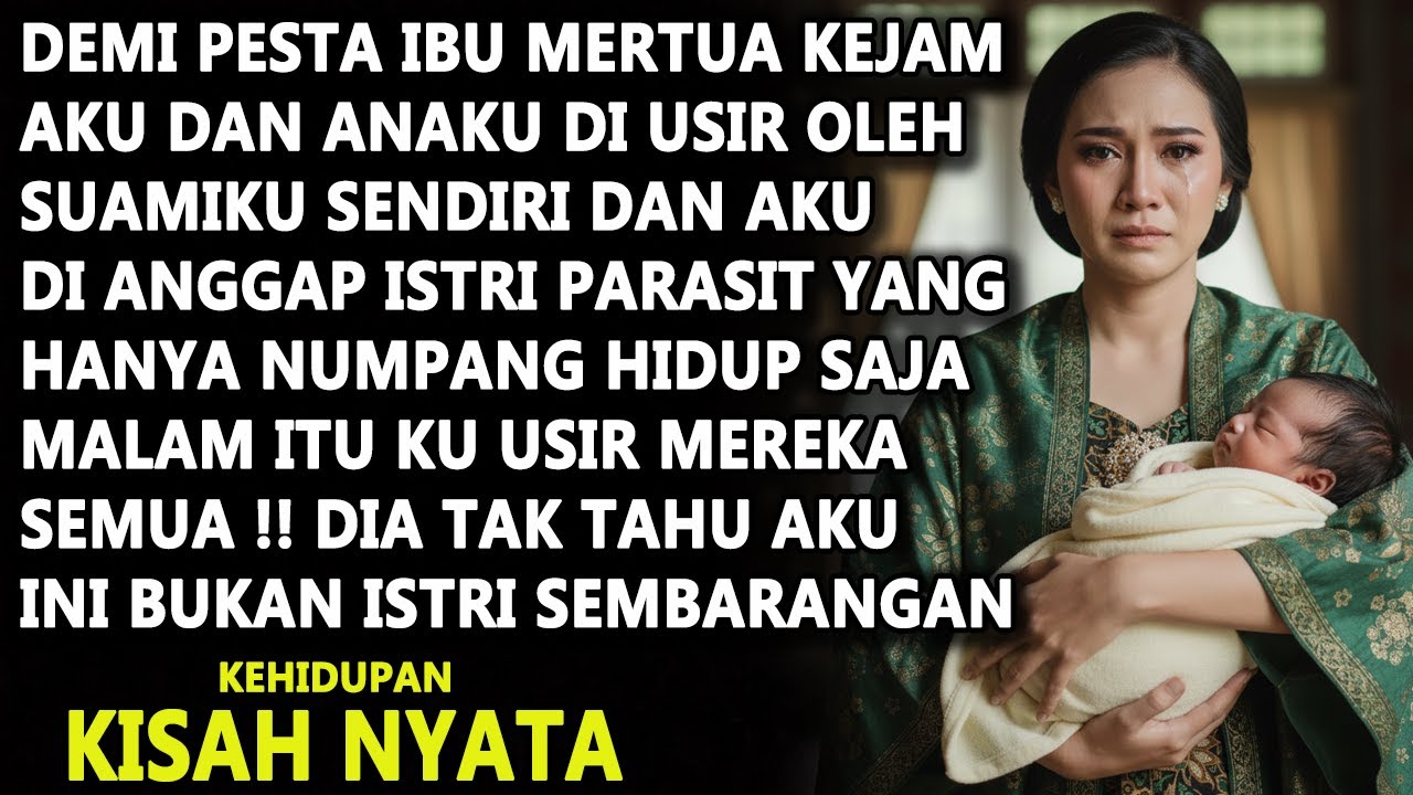AKU DAN BAYIKU DI USIR OLEH SUAMIKU SEDNIRI DEMI MERTUA DIA TAK TAHU AKU BUKAN ISTRI SEMBARANGAN