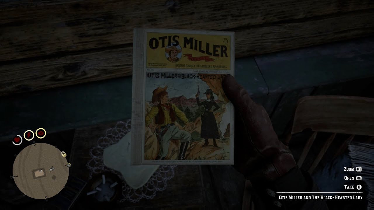 Otis Miller & The BlackHearted Lady 19 Unique Collectibles Red Dead