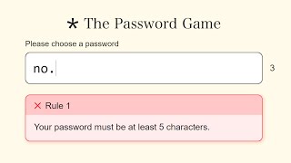 PhoenixSC plays 'The Password Game'.