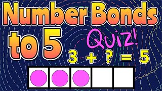 NUMBER BONDS TO 5 QUIZ | Miss Ellis #numberbondsto5