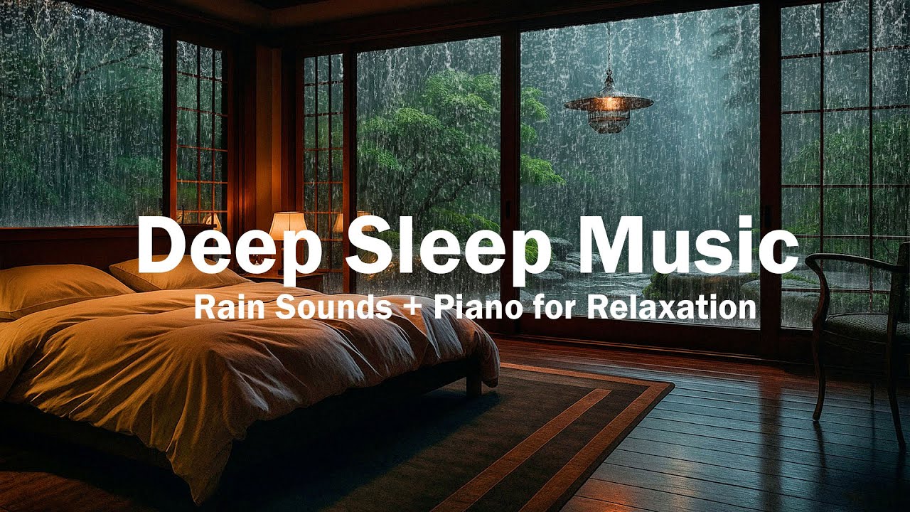 Relaxing Piano Music – Healing Rain Sounds for Deep Sleep Music, Stress ...