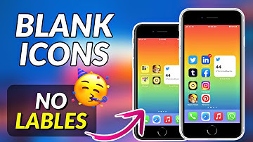 iOS 14 Blank Space Widgets I iPhone Home Screen Blank Widgets without App Names I Transparent Widget