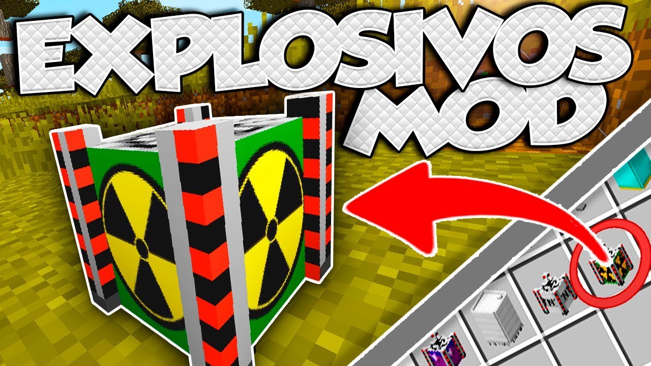 🚨¡EXPLOSIVOS TÁCTICOS! | ¡HAZ PEDACITOS MONTAÑAS ENTERAS! | EXPLOSIVES MOD PARA MINECRAFT 1.12.2