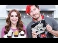 YOUTUBE PLAY BUTTON CUPCAKES ft Markiplier! - NERDY NUMMIES