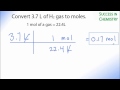 Converting Liters to Moles