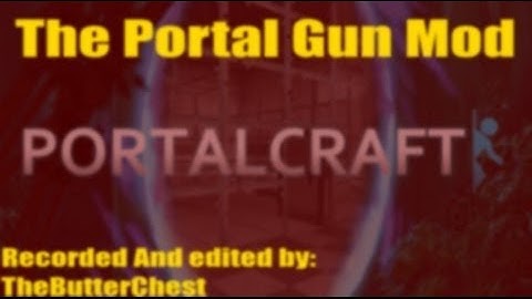 Minecraft mod review-Portal gun mod