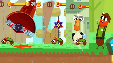 Sausage Run Gameplay Walkthrough Part 2 || Full Screen