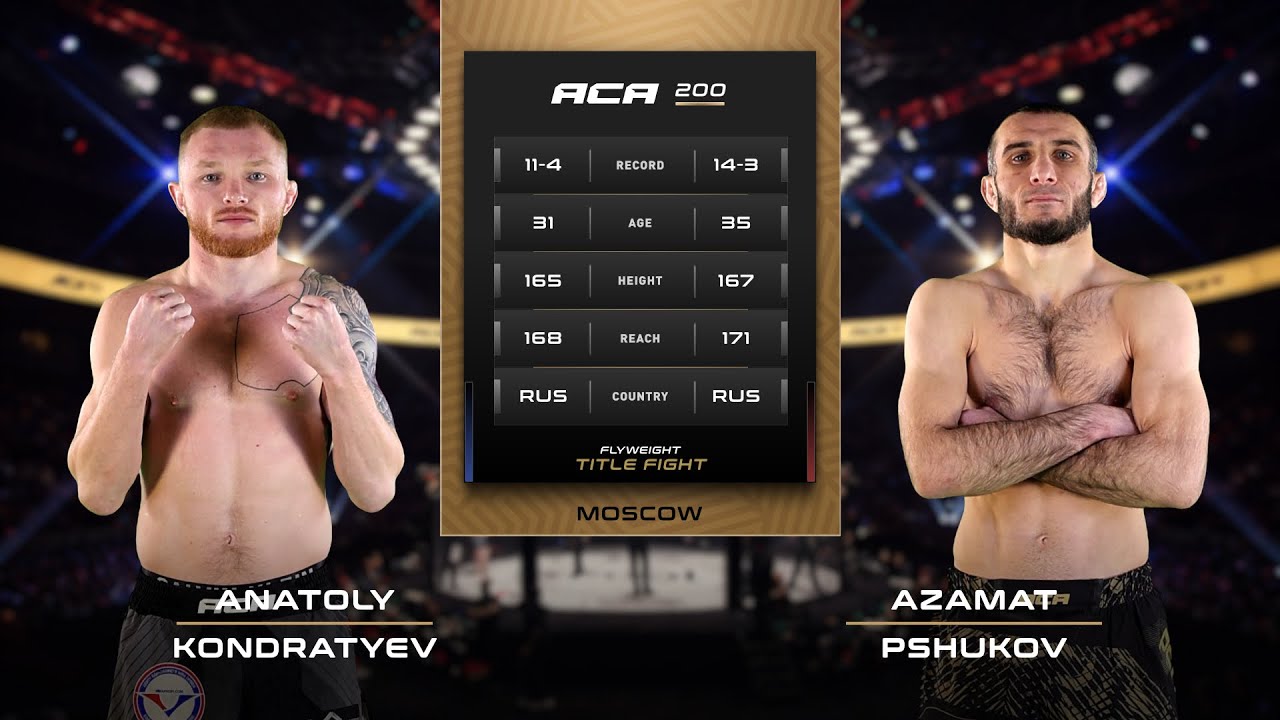Анатолий Кондратьев vs. Азамат Пшуков | Anatoliy Kondratyev | ACA 200