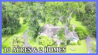 SOLD....2 Homes On 10 Acres In Ocala, Florida | For Sale By Owner | Presented By Ira Miller