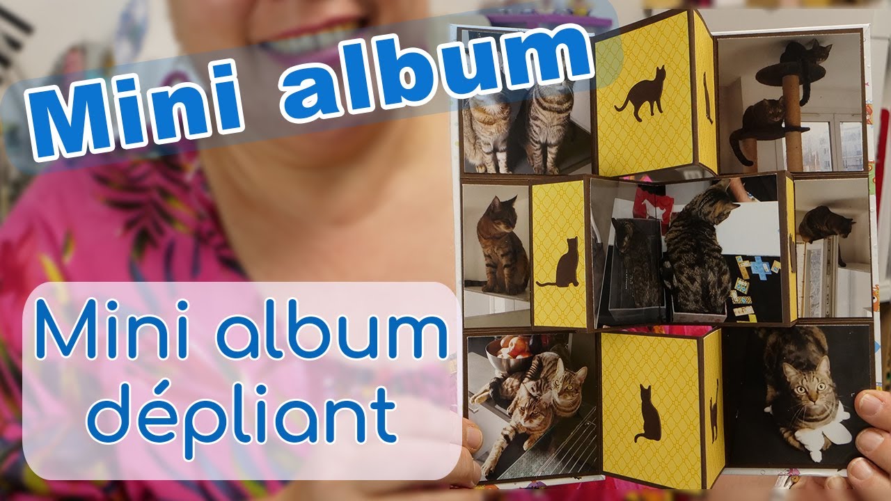 TUTO MINI ALBUM : Comment faire un mini album dépliant vertical ? | Scrapitude