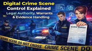 Digital Crime Scene Control Explained | Legal Authority, Warrants & Evidence Handling
