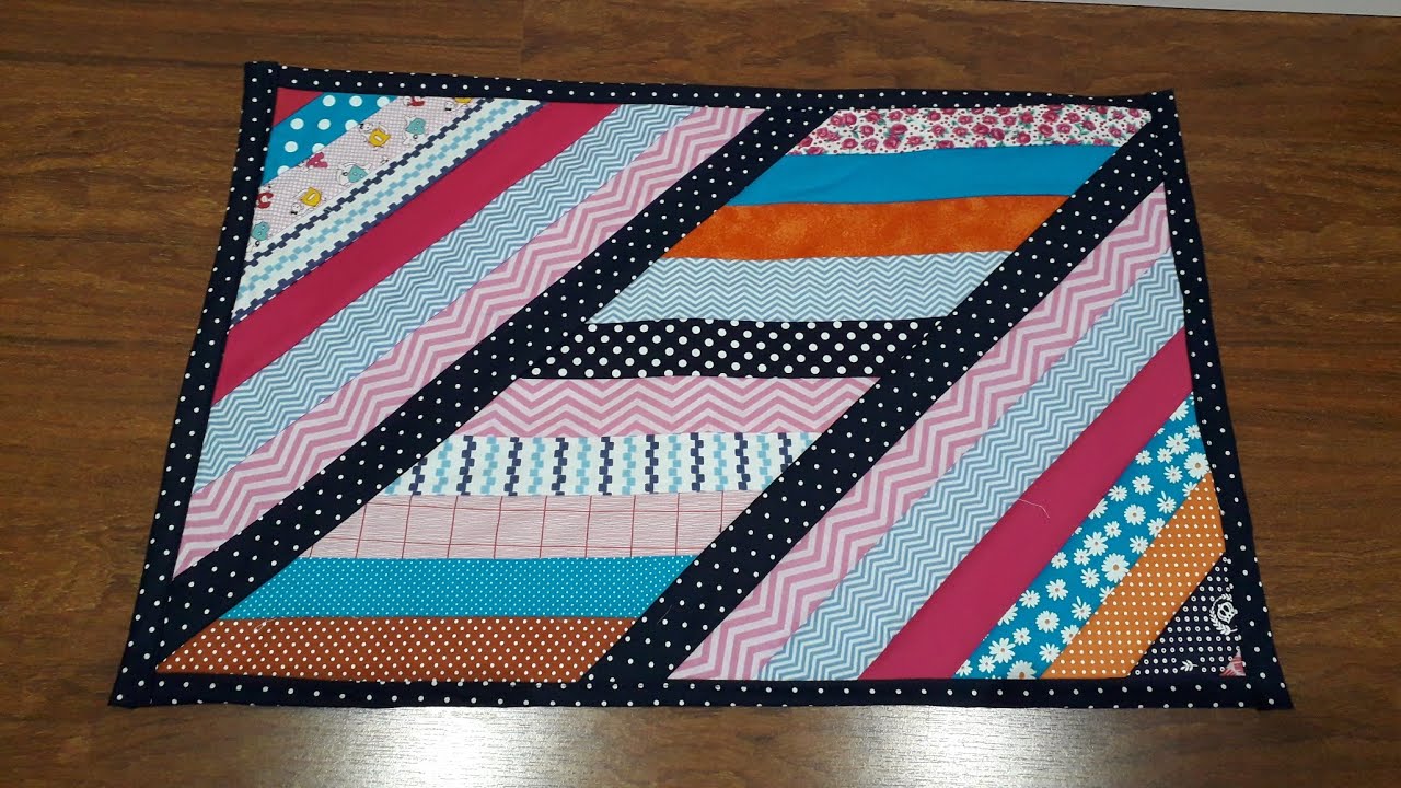 Tapete capacho aproveitamento tiras, passo à passo.