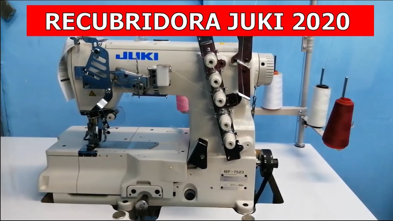 MAQUINA RECUBRIDORA INDUSTRIAL JUKI YouTube