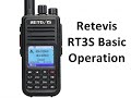 Retevis RT3S DMR Basic Operation