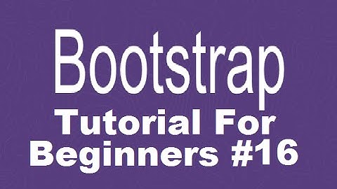 Bootstrap Tutorial For Beginners 16 - Bootstrap Alerts and Wells