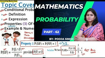 Probability | Conditional Probability | Numerical | Part -10 |  BBA Maths | B.Com Maths | BCA Maths