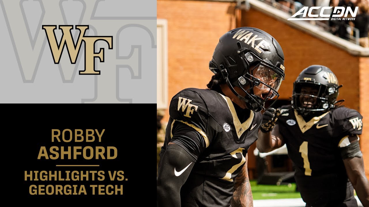 Wake Forest QB Robby Ashford's Gutty Performance Against Georgia Tech