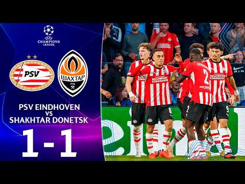 PSV Eindhoven - Shakhtar Donetsk | 1-1 | Highlights | UEFA Champions League 2026/27 | shakhtar psv