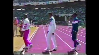 1988 Olympics Medal Ceremony Men's 100 Metre Dash