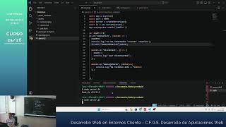 NodeJS + Socket.io: Envio y recepción de mensajes
