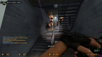 ZOMBIE ESCAPE, COUNTER-STRIKE: SOURCE, MAP: ZE_survivors, level 3