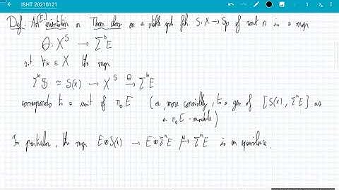 Introduction to stable homotopy theory (Denis Nardin) - Lecture 19