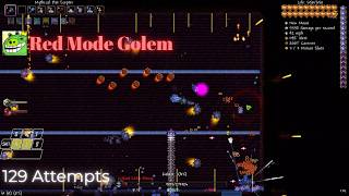 Terraria Fargo's Souls Red Mode No Hit: Golem (Ver. 1)
