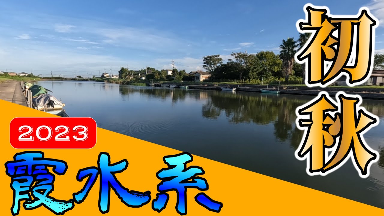 【バス釣り】【霞ヶ浦】初秋_横利根川＋丸堀池