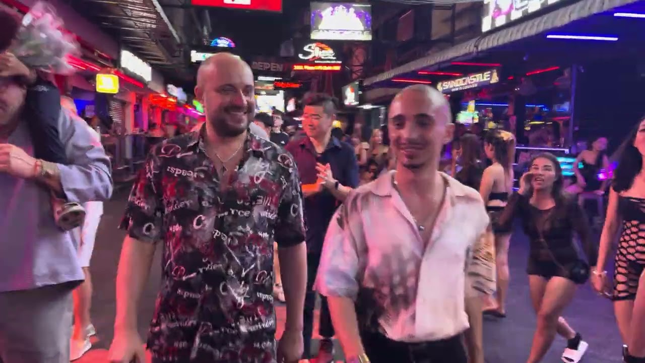 Walking on Soi 6 Pattaya on 15nd of January at 10:45 pm thailand