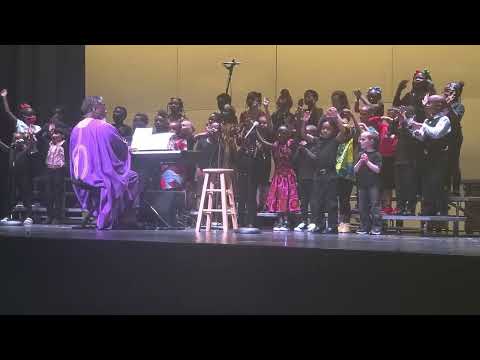 Maximo Elementary School Black History Month program