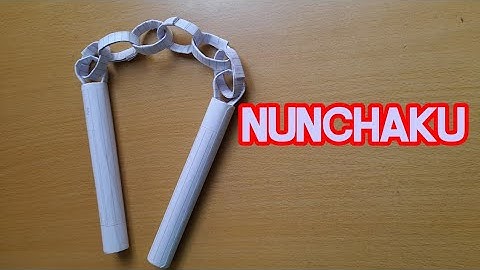 Cách Làm Côn Nhị Khúc Bằng Giấy Tập Đơn Giản | Bàn tay 73