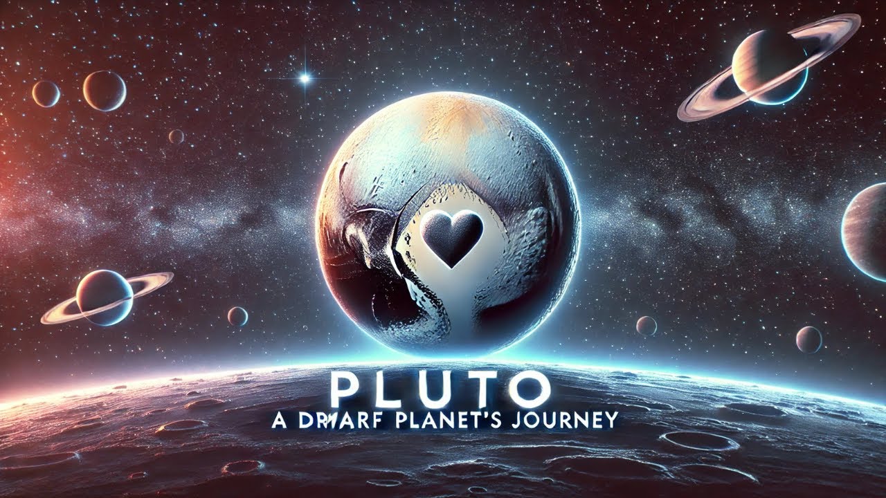 Pluto: A Dwarf Planet's Journey – Pluto with its heart-shaped Tombaugh Regio