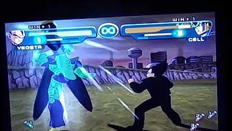 Dragon Ball Z Budokai (Gamecube)-Vegeta vs Cell III
